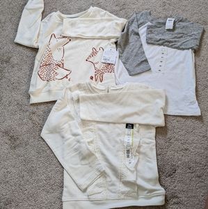 NWT 3pc 4T Girls Top Bundle